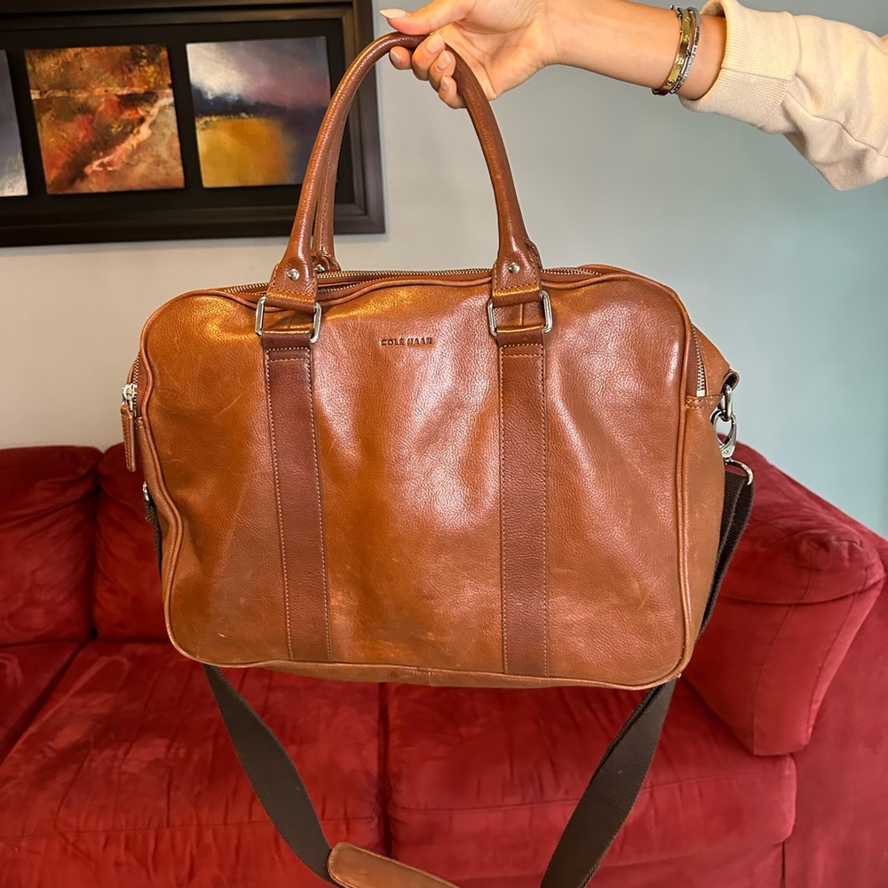 Cole Haan Leather Work Bag